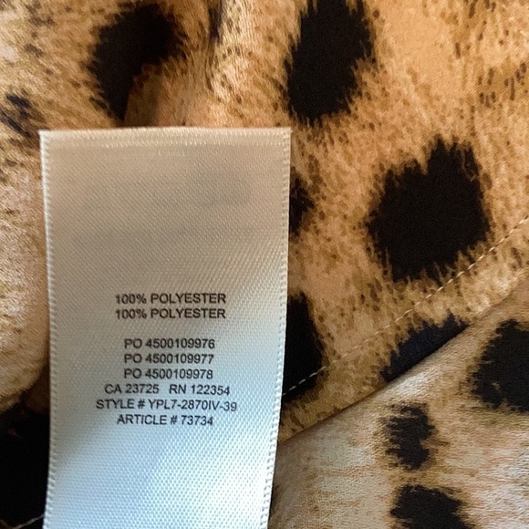 Wilfred Free Leopard Print Button-Up Women's Top XXS - Picture 12 of 13